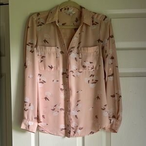 Candie's Pink Floral Blouse